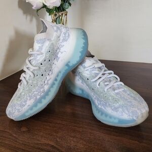 Adidas Yeezy Boost 380 "Alien Blue" sneakers.